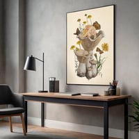 Image 1 of " Shroom Gully" Framed Canvas Print 