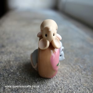 Two Wee Mice with Donut