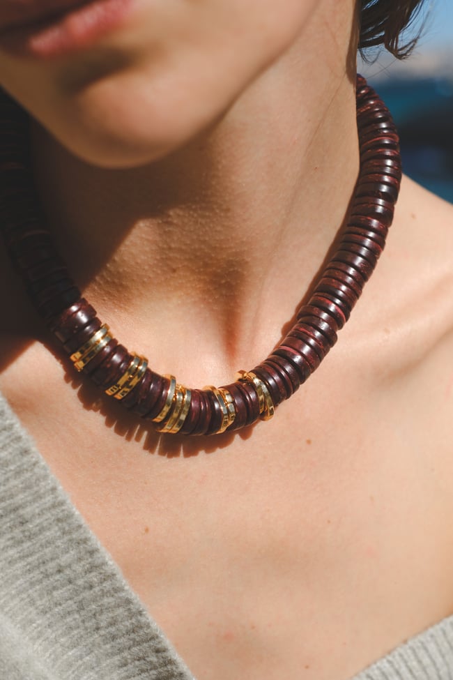 VULCANO NOIR COLLIER 