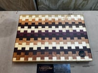 Image 2 of Handcrafted wacky zipper board cutting board