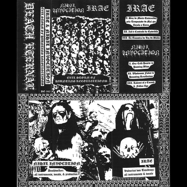 Image of Irae / Nihil Invocation - Evil Storm of Haunting Recollections Split MC