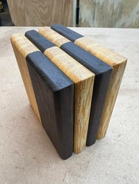 Image 3 of Handcrafted wooden coaster set of 4