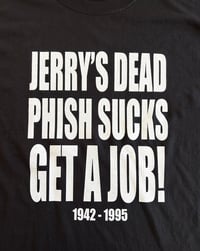 Image 2 of Jerry's Dead black tee