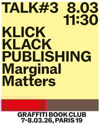 #TALK3 KLICK KLACK PUBLISHING ( English language )