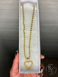 Image 2 of Rolex Heart Necklace 
