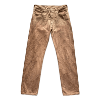 Image 1 of Brown Stained Jeans 