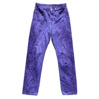 Image 1 of Purple Stained Jeans