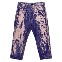 Image 1 of Bleached Navy Pants