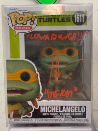 Image 1 of Signed Mickey TMNT Funko