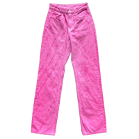 Image 1 of Pink Stained Jeans