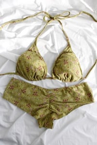 Image 2 of ♲ Fresh Garden Cotton Bikini Set - 2XL Top / XL Bottom 