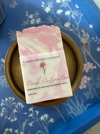 Image 2 of Pink Carnation Mango Silk & Aloe Artisan Soap Bar 