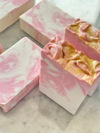Image 4 of Pink Carnation Mango Silk & Aloe Artisan Soap Bar 