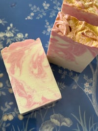 Image 5 of Pink Carnation Mango Silk & Aloe Artisan Soap Bar 