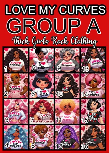 Image of THE LOVE MY CURVES GIRLS