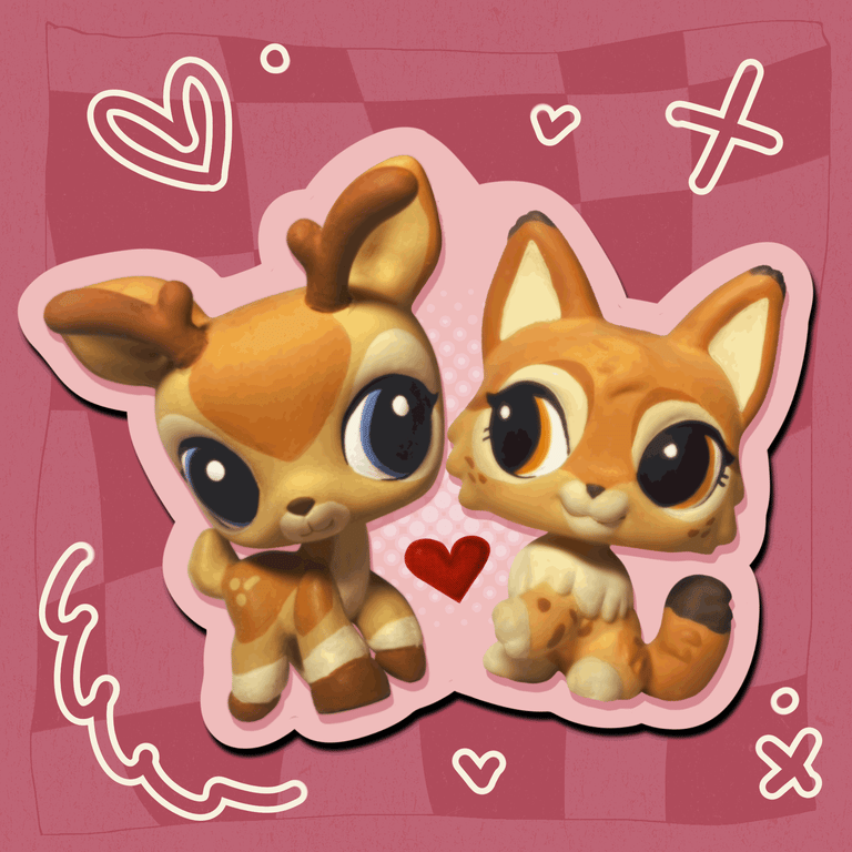 PET SHOP KURI + AUBREY STICKER