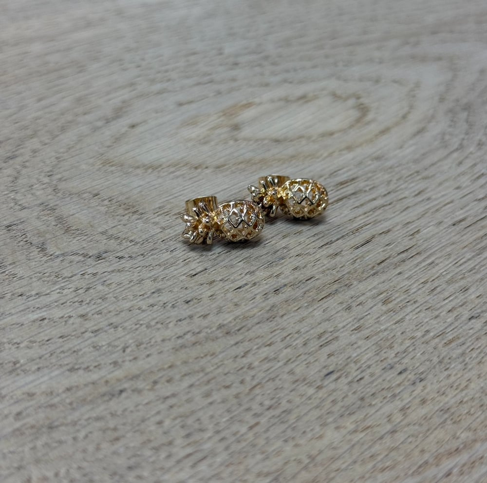 Image of PINEAPPLE STUD WOMEN'S EARRINGS