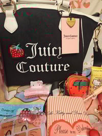 Image 1 of Juicy Couture Viral Strawberry Tote Meets Hello Kitty Bundle 