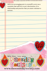 Image 2 of Be Your Own Valentine Journal Zine