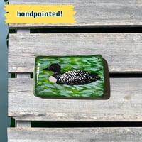 Image 3 of loon on the lake magnet