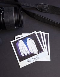 Image 1 of 'No Feet' Sticker