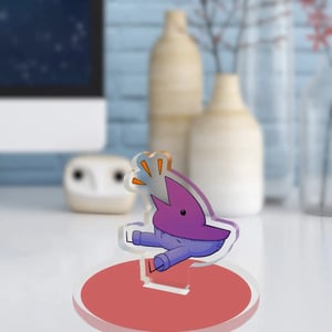 Image of Mini Pants Birb Standees | Acrylic Standees