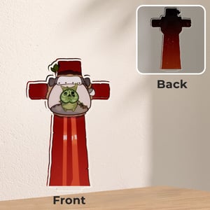 Image of [PREORDER] Crucified Korok Standee | Acrylic Standees