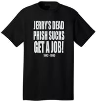 Image 1 of Jerry's Dead black tee