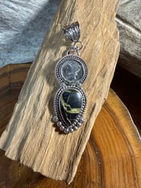 Image 1 of Black Jack & Mercury Dime Pendant