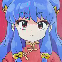 Image 1 of "Shampoo" 12"x12" Acrylic Painting 