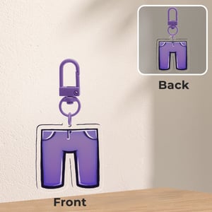 Image of Pants Phone/Key Charms | Acrylic Charms