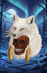 Shamans grin fox