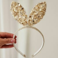 Goldie bunny headband 