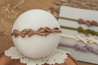 Image 4 of Three Bow Stretch Tieback 