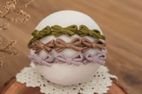 Image 2 of Three Bow Stretch Tieback 