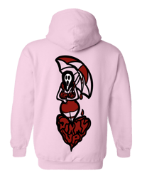Image 1 of Friday the 13th Valentine Umbrella Girl Hoodie (Limit:50)