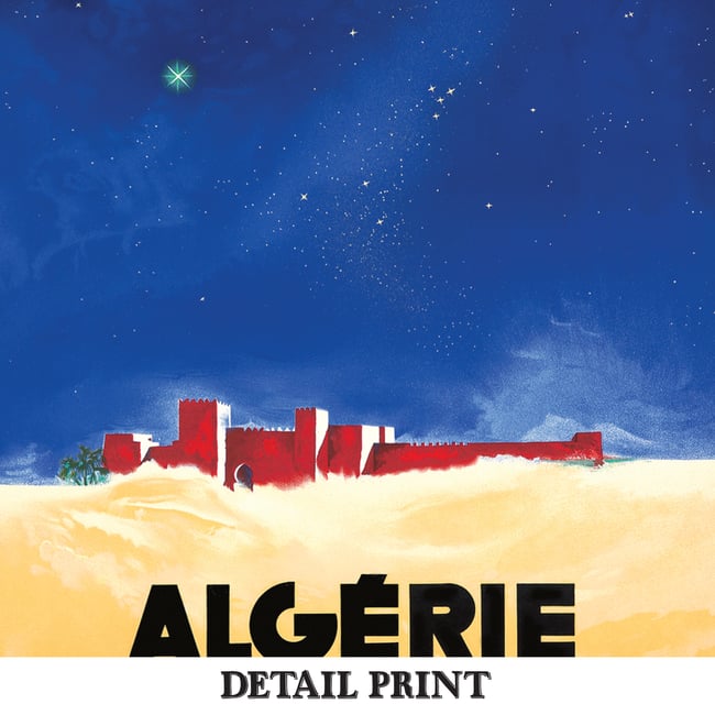 Cie Gle Transatlantique Algerie  Tunisie  Maroc | Jean Auvigne | 1934 | Wall Art Print | Home Decor