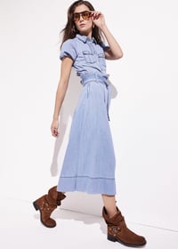 Image 1 of FALDA MIDI ALGODÓN GAUDI