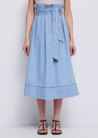 Image 2 of FALDA MIDI ALGODÓN GAUDI