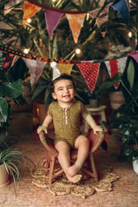 Image 1 of Patchwork fabric bunting