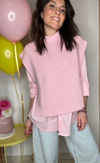 Image 3 of Gilet Lumina Giallo / Rosa 