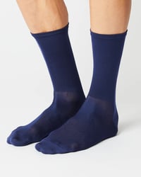 Image 2 of FINGERSCROSSED Classic INDIGO Cycling Socks