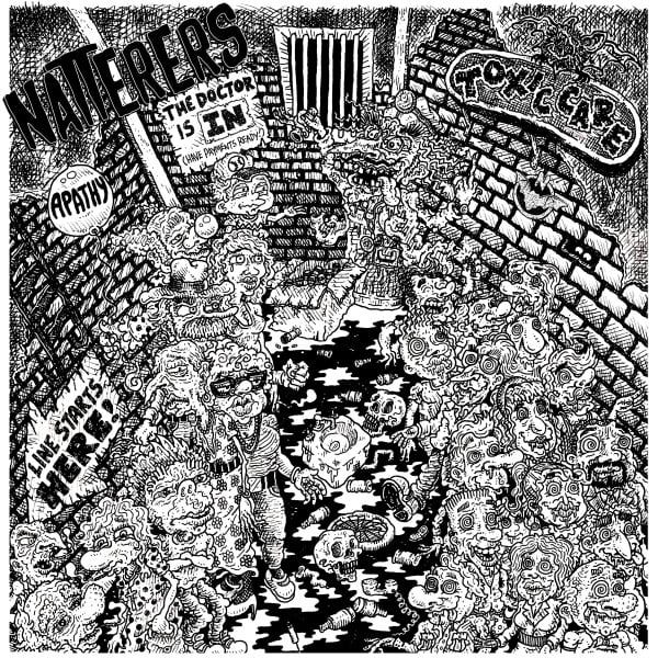 Image of NATTERERS - TOXIC CARE BLACK VINYL 7" EP 
