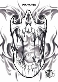 Image 2 of Lámina calavera