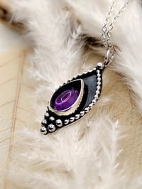 Image 4 of Beaded Amethyst Drop