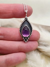 Image 5 of Beaded Amethyst Drop