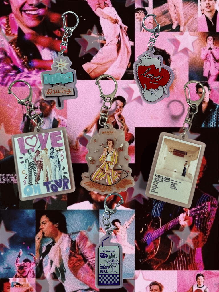 Image of Harry Styles Keyring 🪩🌻