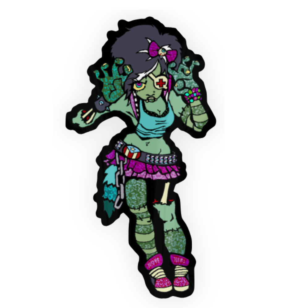 scene zombie sticker