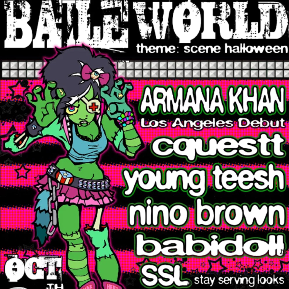 scene zombie sticker