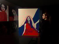 Image 4 of Portrait Colors XXX – The Flight Within Her (Limited Edition 2/9 – Work painted by hand)